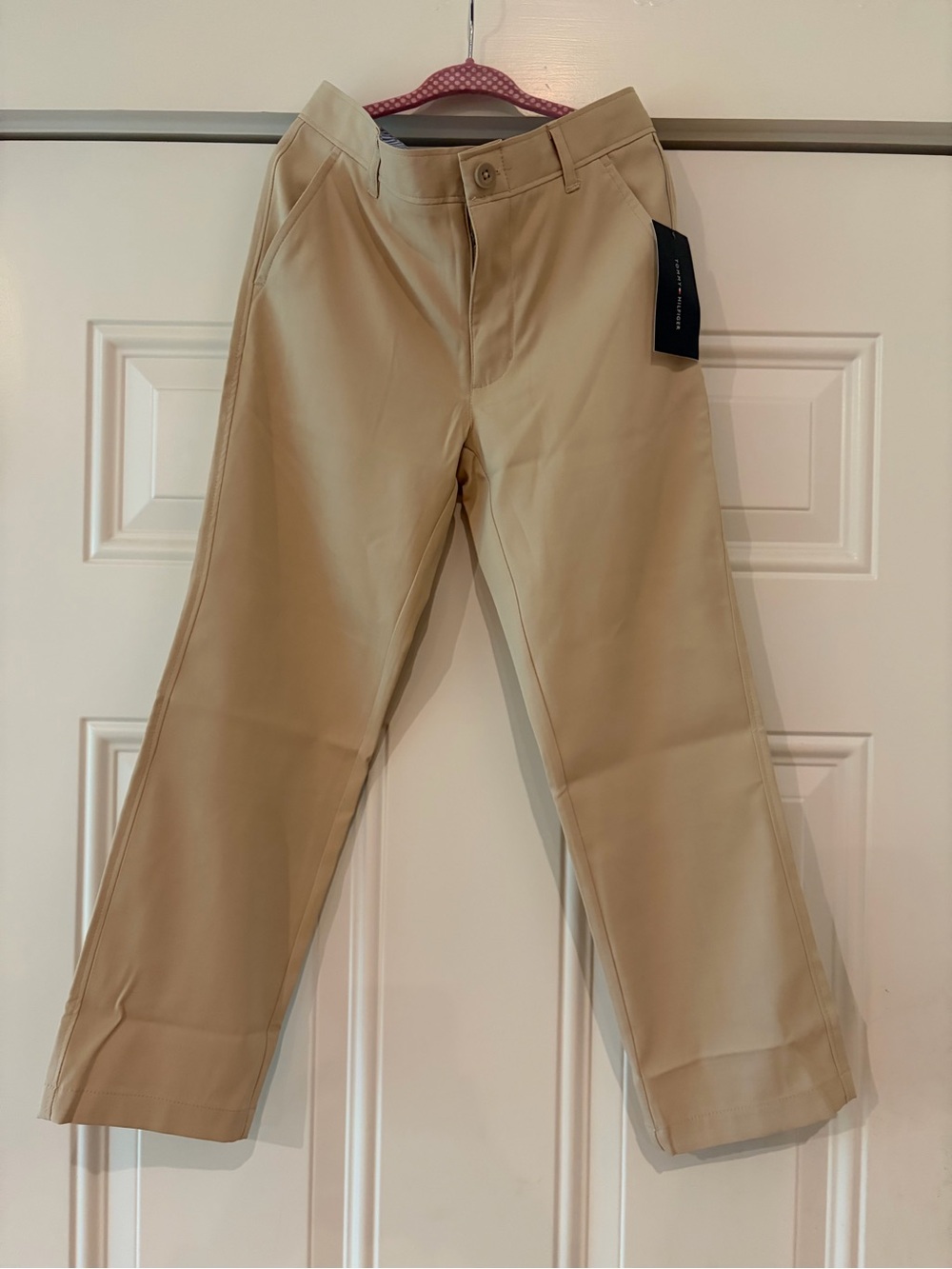 Boys Classic Straight Khaki Pants